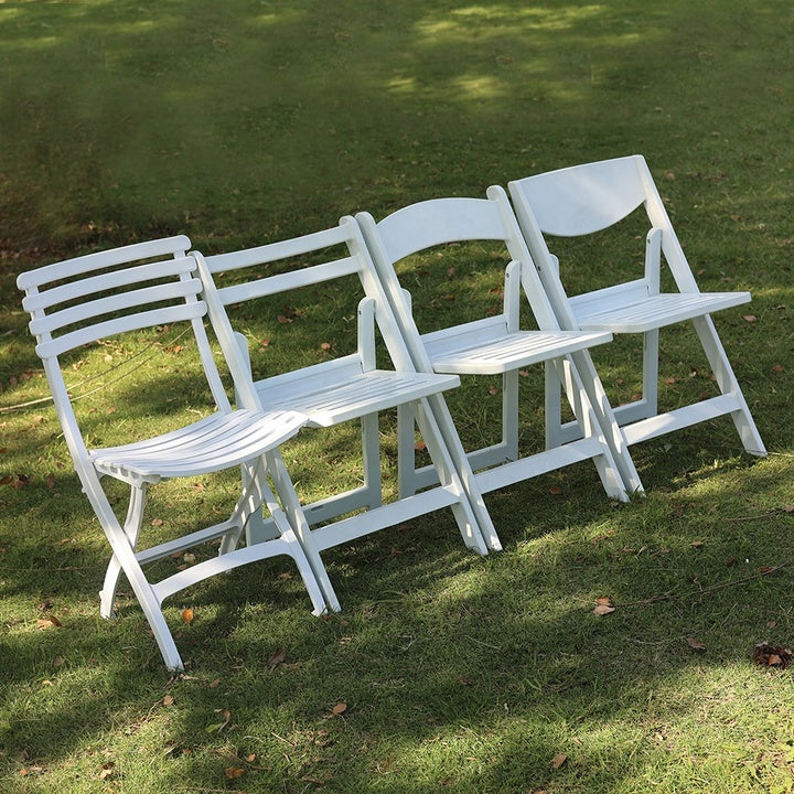 Wholesale Modern Portable Outdoor Furniture UV Protection Plastic Folding Garden Chairs Events Camping School Weddings