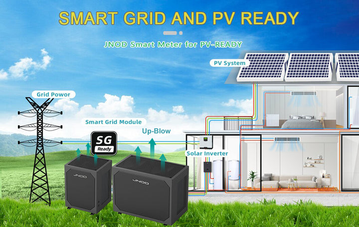 Heat Pump Heating and Cooling System Energy Saving CE Approved