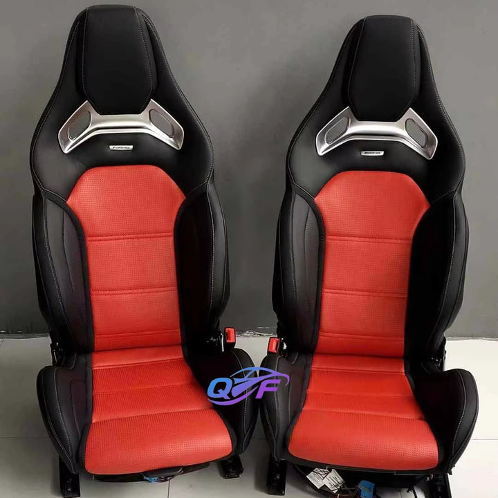 For Mercedes-Benz C-Class C63 AMG W205 Car Seats High Performance Leather Safety Seats