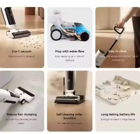 Truclean W20 Wet Dry Handheld Vacuum Floor Cleaning Sweeping Vacuum Cleaner Smart Robot Vacuum