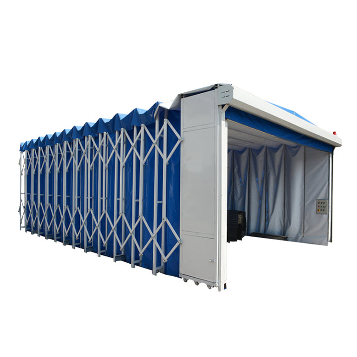 Collapsible Retractable Mobile Automotive Paint Booth Waterproof Dustproof Spray Painting Enclosure for Car Body Painting
