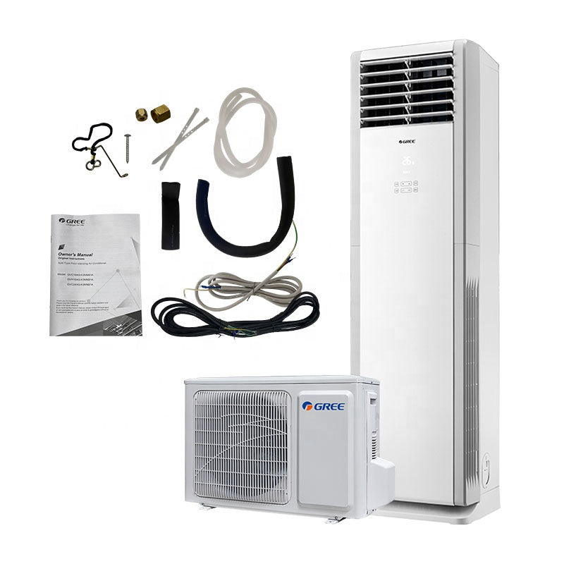 Gree Puremind Floor Standing Air Conditioner  2 3 4 5 Ton 24000Btu 48000Btu 36000Btu Cooling Heating Fast Energy Saving