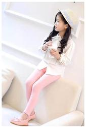 Wholesale Hot Sale Fashion Side Pants Cute Accessory Soft Comfortable Cotton Knits Girls Kids Leggings
