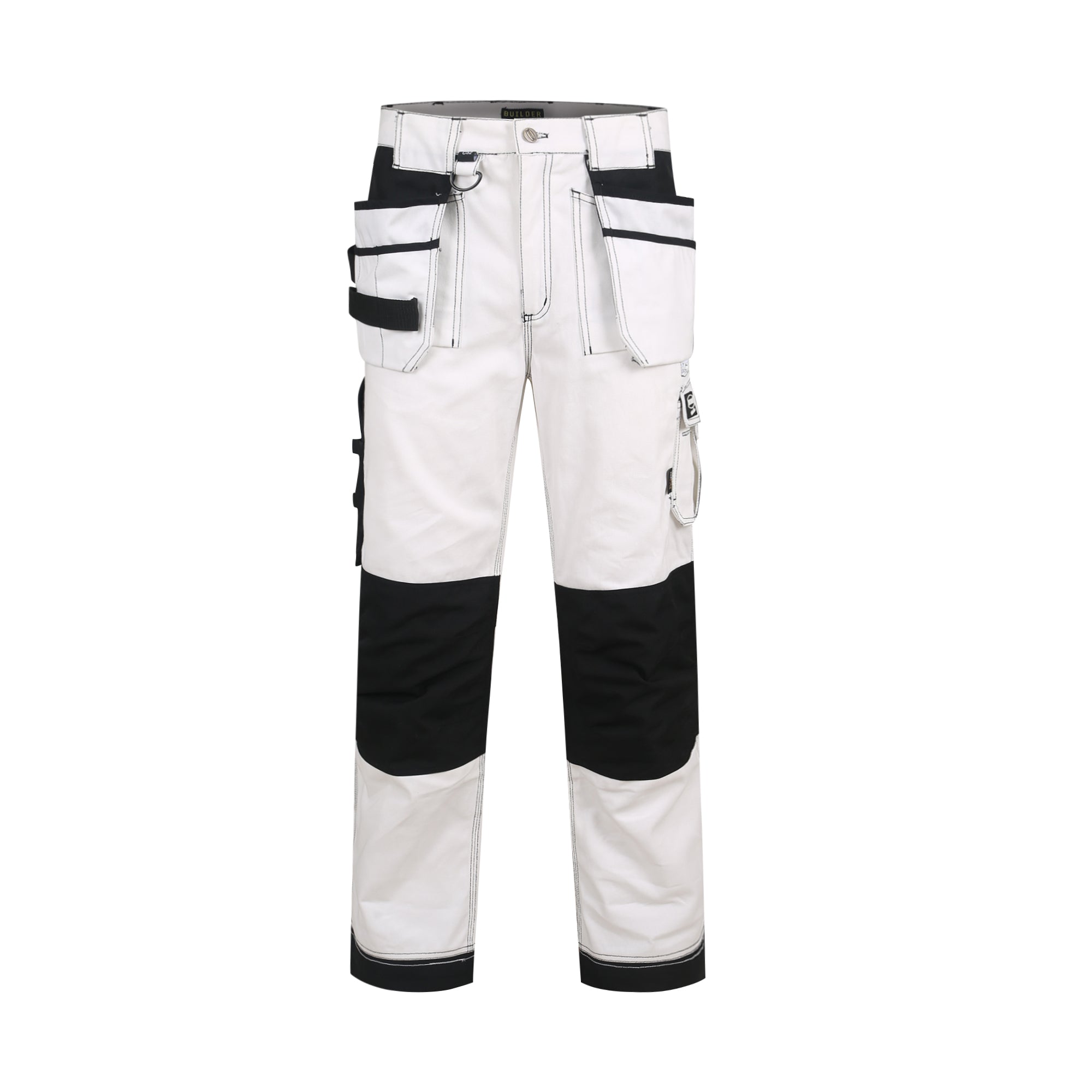 High quality OEM 100% polyester/cotton straight tactical uniform safety trousers muti-pocket men cargo work pants