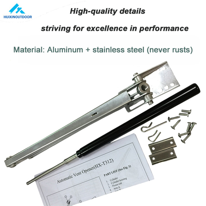 Smart Temperature Sensing Automatic Window Opener for Automatic Ventilation in Greenhouses and Homes