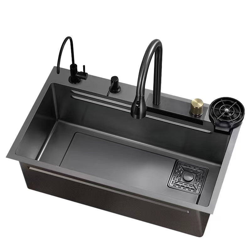 2022 new large single tank stainless steel modern design kitchen sink Support for customization