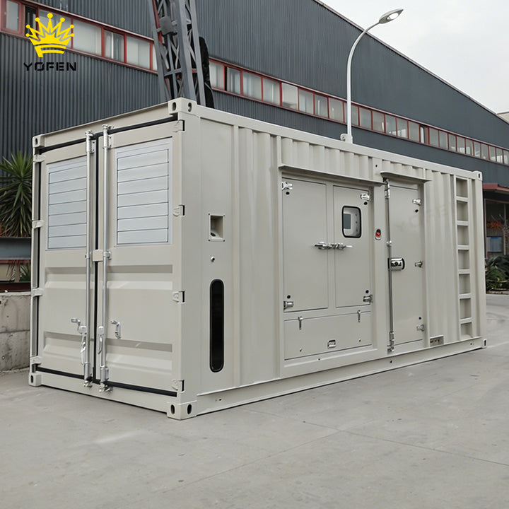 YFS 400kW 500kVA Three Phase Water Cooled Natural Gas Generator Set for Data Centers & Commercial Use with Container Type