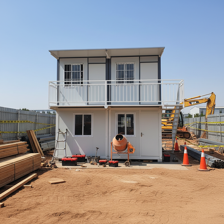 Modular Prefab Durable Insulated Weatherproof Quick-Assemble Portable Outdoor Chinese Accommodation Folding Container House