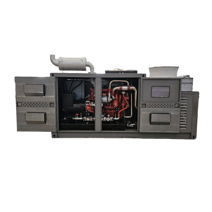50kW Methanol Natural Gas Biogas Oilfield Gas High-Power Gas Generator Set Electric Start Water Cooling 380V Container-Type