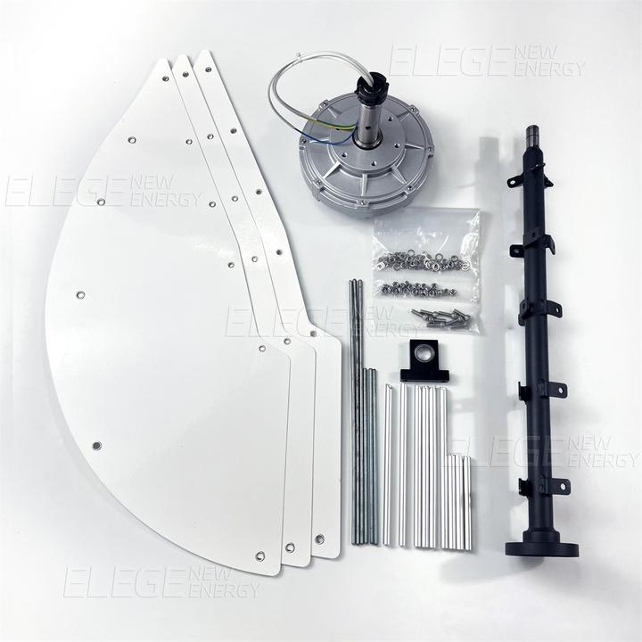 2kw the Archimedes Wind Turbine Generator 12V 24V DC Output for Solar Hybrid System Home Farm Cabin Power Supply