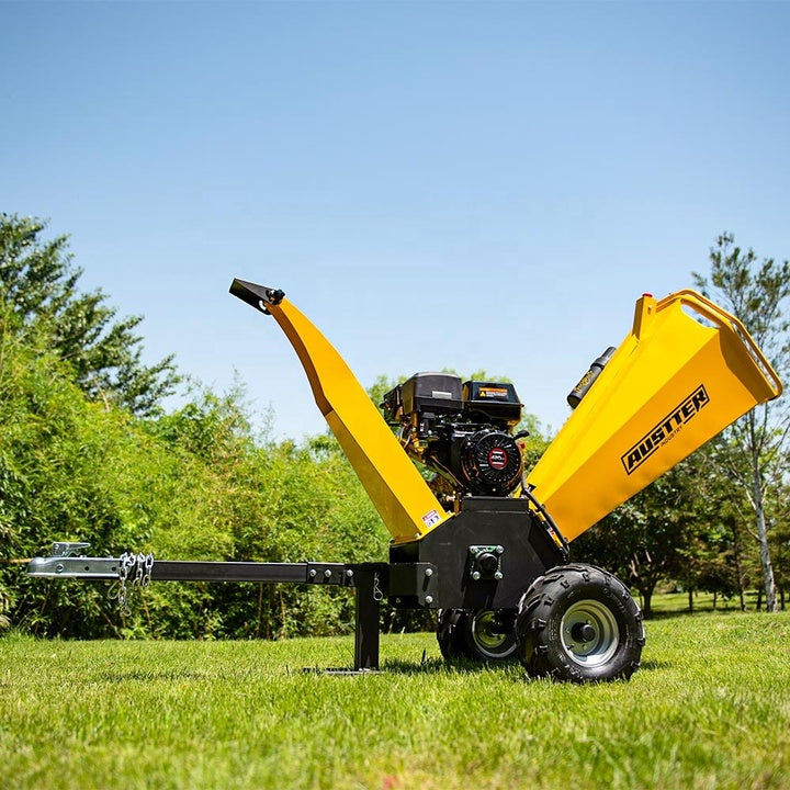 AUSTTER 15HP 420cc Gasoline Engine Powered 6 Inch Wood Chipper Garden Shredder Wood Drum Chipper Machine