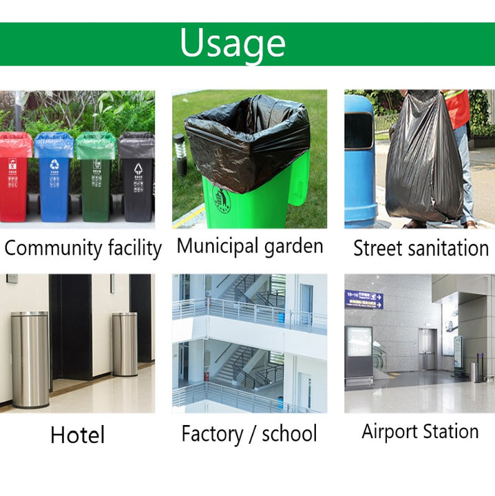 Biodegradable Plastic Garbage Bag 60 Gallon Trash Bags