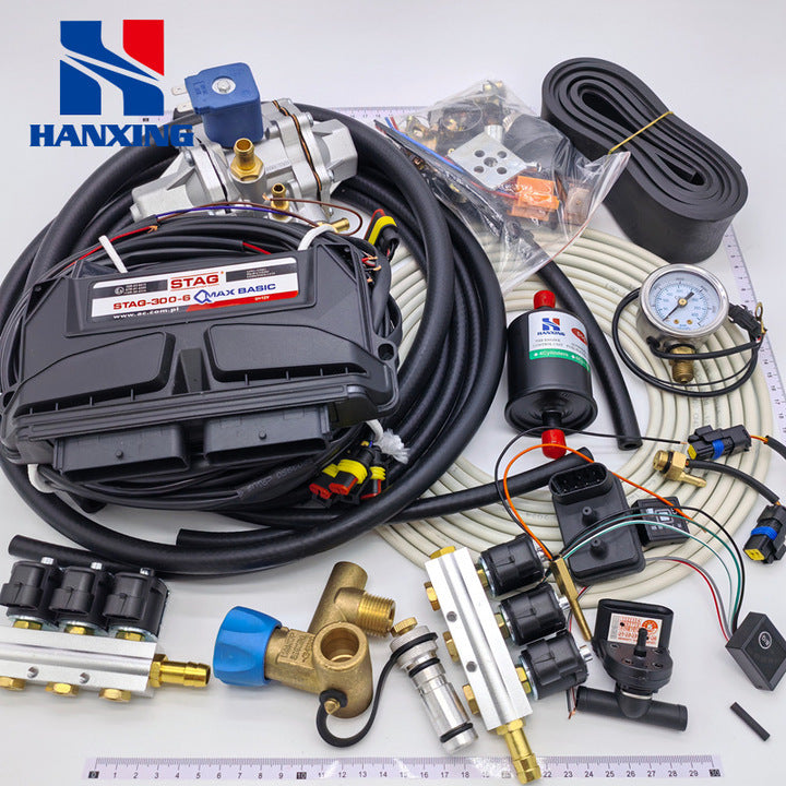 LPG/CNG Vehicle Oil-to-Gas Conversion STAG300 Natural Gas Six-Cylinder Kit Gas Vehicle Accessories Standard Fitment