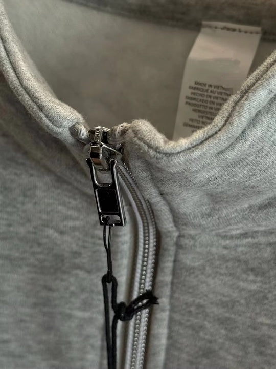 Half Zip Stand Collar Women's Autumn/Spring/Summer Winter Sports Hoodie Loose Fit Fleece Shorts Set 3D Breathable Antibacterial
