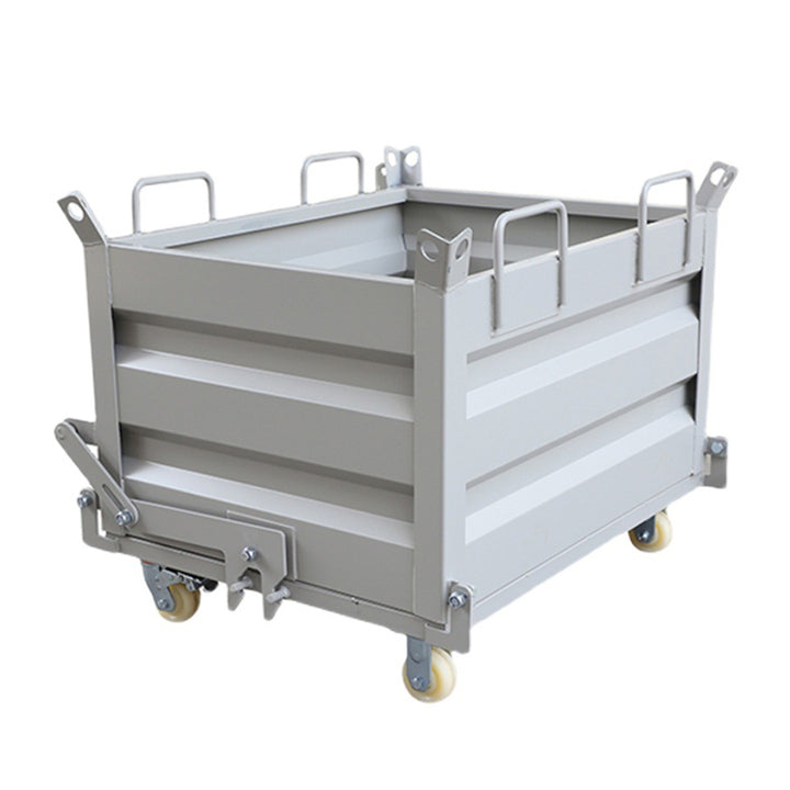 Customizable Equipment Waste Collection Bins Scrap Bins Drop Bottom Chips and Metal Recycle and Transfer Bin