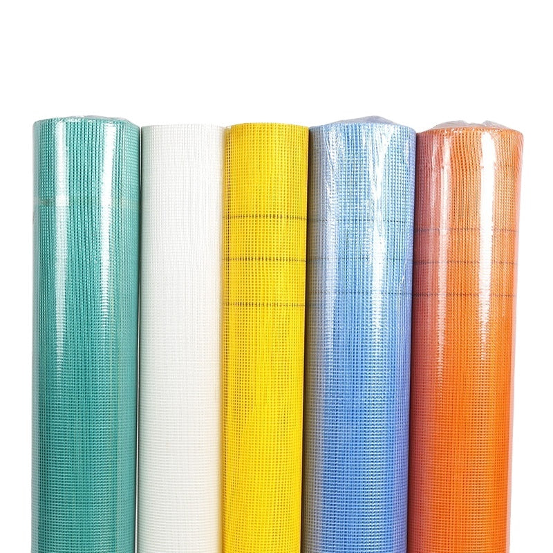 Glass Cloth Fiberglass E-glass Plastering Facade White Color Wire Grid Black 160 Gr 5x5 Mm Fiber Mesh For Stucco