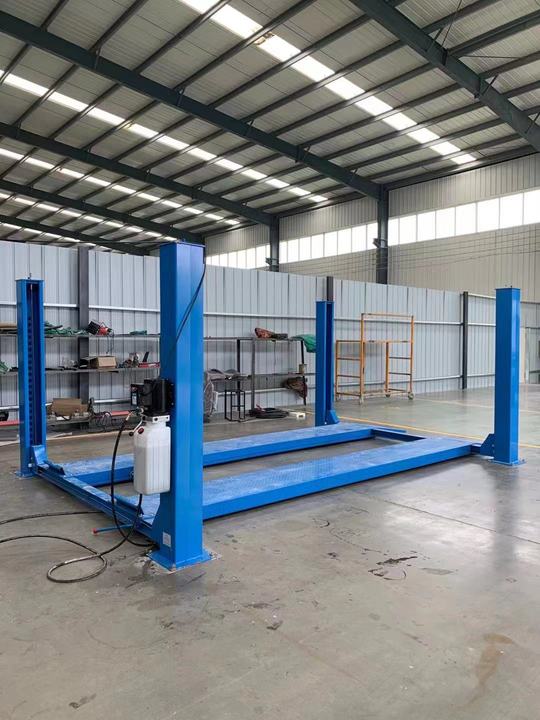 Quality Choice Durable Double Cylinder Hydraulic 4-Post Car Lift 4000kg Capacity Four-Wheel Alignment 220-415V 12-Month Car