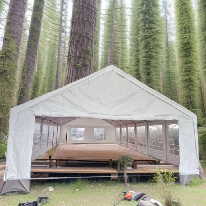 20 X 40ft Large Space Can Customized Carport Outdoor Party Tents Waterproof Camping Heavy Duty Wind Proof Party Canopy