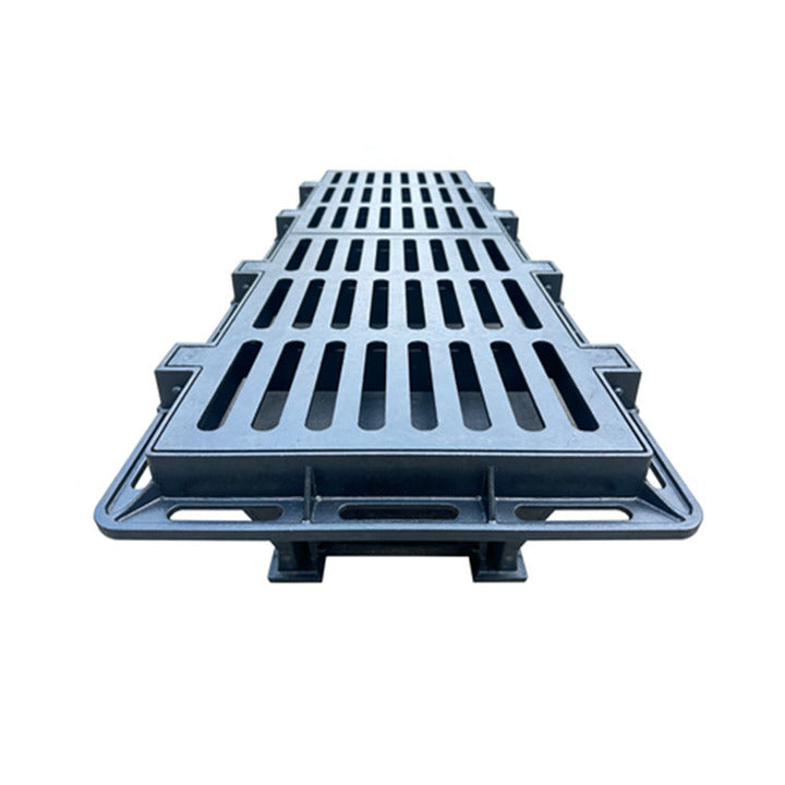 Customizable Size High Strength Ductile Iron Drain Grates Rectangular Stormwater Drain Cover