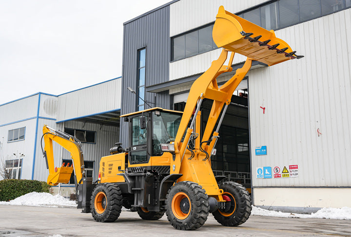 Shandong YOUDA Manufacturer Wheel Mini Backhoe Excavator Loader Price