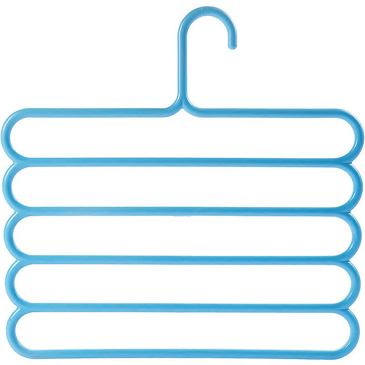Trouser Rack Household Trouser Clip Wardrobe Hanger Hanging Towel Scarf Storage Multifunctional Magic Skirt Drying Multi-layer