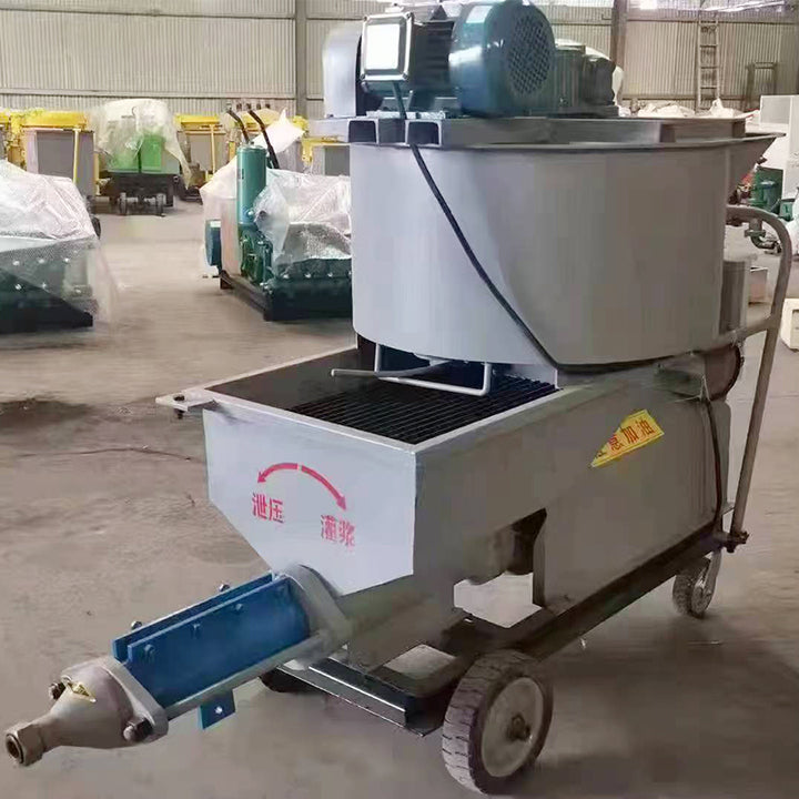 Electric Cement Mortar Pump Mixer Machine with 7M/H Productivity and 50M Vertical Conveying Distance