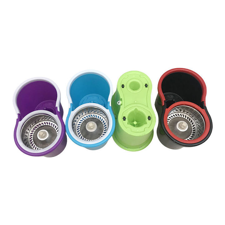 Custom Eco-Friendly Household Floor Wet Cleaning Microfiber Micro Fiber Twist 360 Rotating Cleaning Spinning Mop and Bucket Set