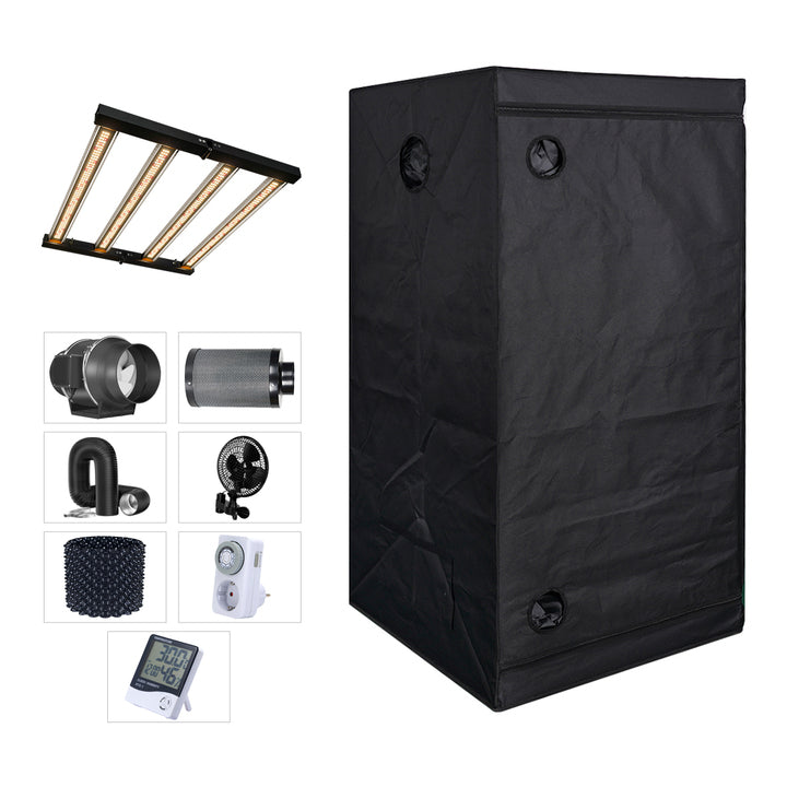 Large 20x10ft Complete Hydroponic Grow Room Tent Kits Perfect for Commercial Herb Cultivation