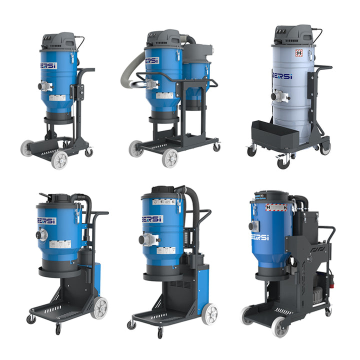 Crafted of Pulse Jet Industrial Space Vacuum Air Cleaner Aspiratore Dust Extractor Garage Vacuum Cleaner 2kw for Concrete Floor