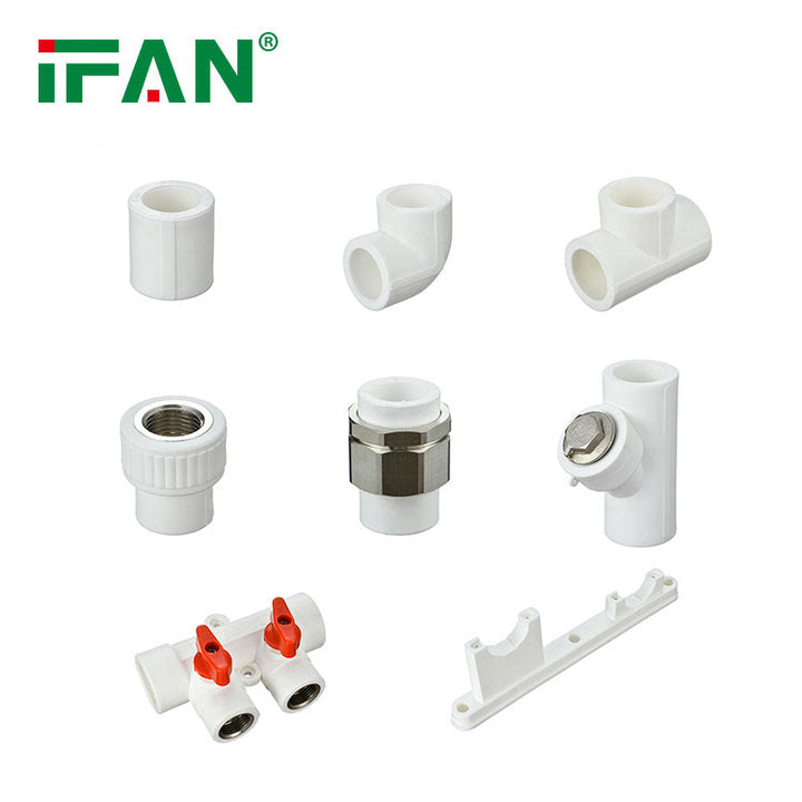 IFAN PPR Pipe Fittings PPR White Pipe Size 20x3.4mm PN25 for Hot&Cold Water Supply