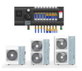 HVAC System Climate Comfort Home Radiant Floor Heating System Solution Heating Cooling