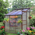 Aluminium Frame Mini Indoor Garden Greenhouse Small Transparent Lean Conservatory Nature Easily Assembled Hobby Greenhouse PC