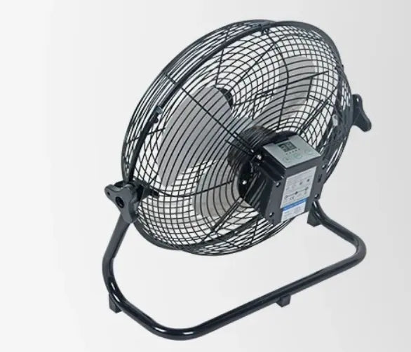 12-inch Desktop Solar Fan Rechargeable with Lithium Battery DC Floor Fan Refrigeration Equipment Plastic Durable Fan