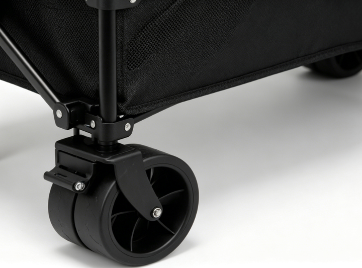 Foldable Collapsible Wagon Multi-Purpose Outdoor Cart for Picnic Camping with Easy Push Wheels.