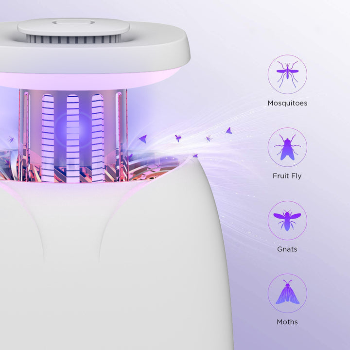 2025 Hot Selling Mosquito Zapper Insect Fly Control Indoor Outdoor Safe Mosquito Lamp Fruit Fly Trap Moths Gnats Fly Repellent