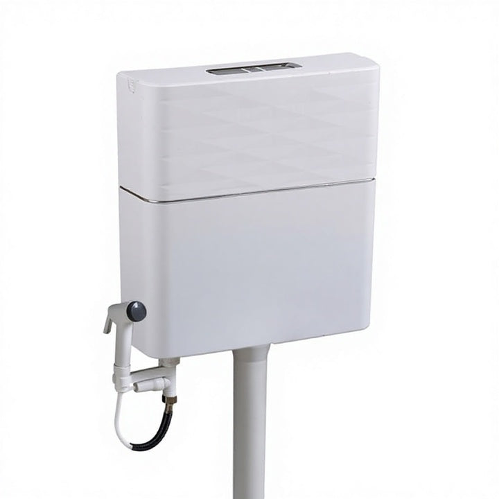 Modern Minimalism Floor Mounted Toilet Squatting Toilet Flush Water Tank Easy Clean Large Power Energy Saving