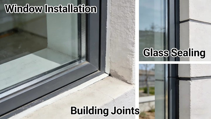 General Purpose GP clear Adhesive Waterproof Quick Drying Window and Door Factory Silicone Sealant