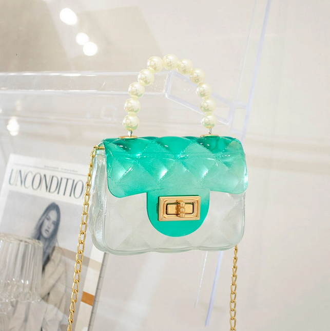 Candy Kids Crossbody Handbag Luxury Designer Mini Pvc Jelly Purses& Bags Hand Purse Little Girl Jelly Purses Bag Shoulder Bag