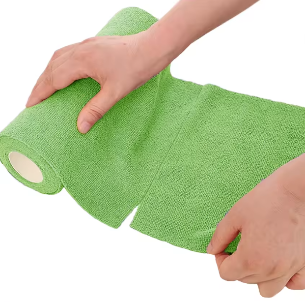 Microfiber Towel Roll Shaped Household Items Cleaning Products Disposable Towels Easy to Tear Household Cleaning Cloth