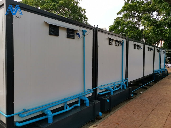 Customized Mobile Portable Container Toilet Superior Quality 20ft Prefabricated Modular Outdoors Public Restroom Bathroom