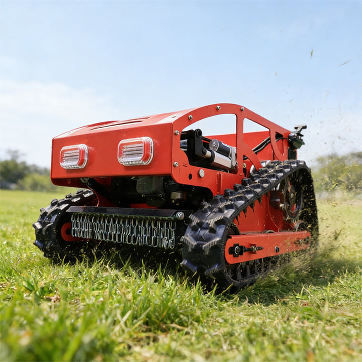 DIY Friendly Automatic Lawn Mower Cordless Robot With Adjustable Cutting Deck Height Farm Use Remote Control Grass