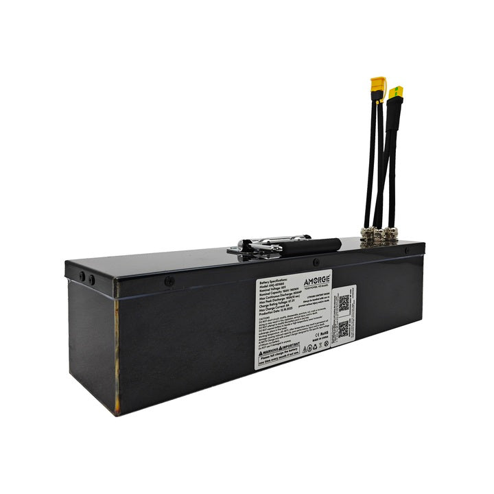 AMORGE 16S4P 60V 16AH 80A Lithium Battery Pack With Metal Box for Crazy Cart