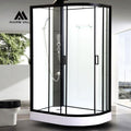Mars Villa ETL Certified Sliding Aluminium Steam Shower Cabin Bathtub USA Market High Performance Massage Jets Toughened Glass