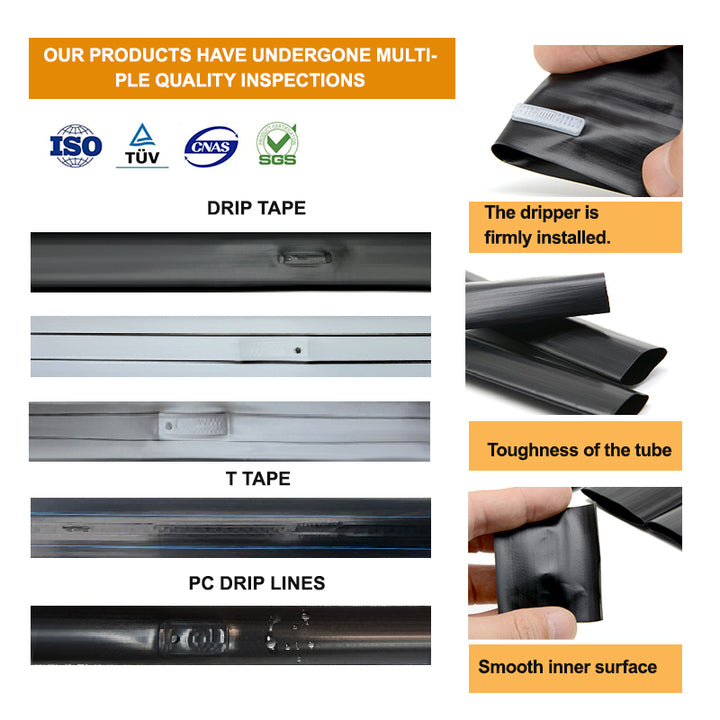 China Manufacture Drip Tape 2000m PE Flat Tubing 0.4mm 1 Hectare Drip Tape Irrigation System for Berry Farm Irrigation Peru
