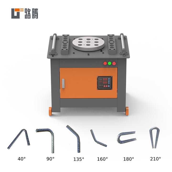 LUTENG Small Size Electric Rebar Bender Compact Steel Bar Bending Tool Simple Operation and Low Maintenance for Global Market