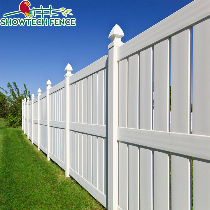 PVC Fence Retaining Wall for Garden, Patio, Lawn Protective Guard Border Edge Fence Vinyl Picket Top Outdoor Garden Decor