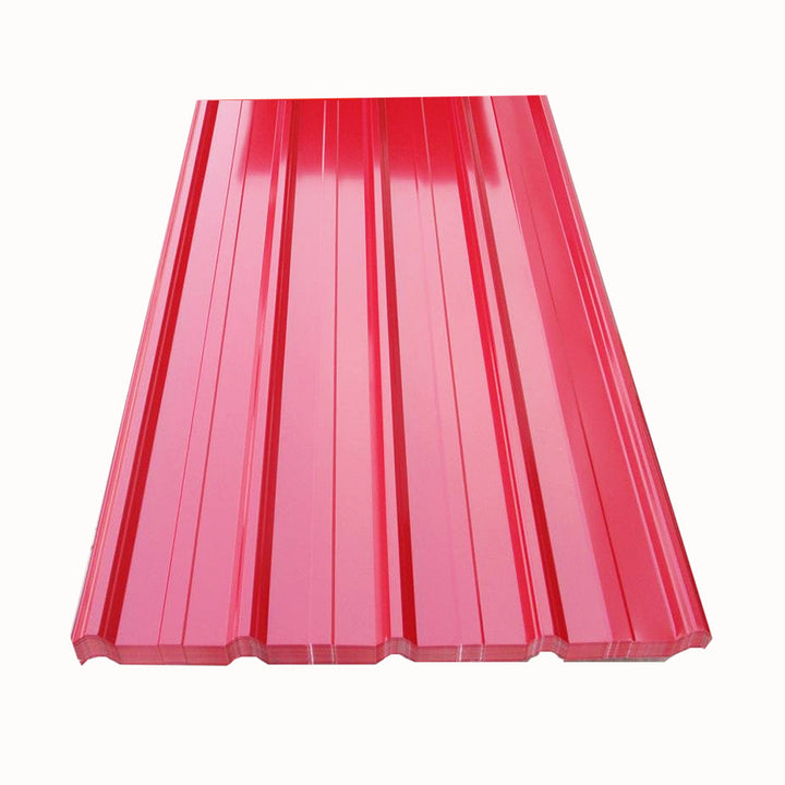 Factory Price Prepainted Galvanized Color Coated Iron IBR Steel Roofing Sheets for Uganda