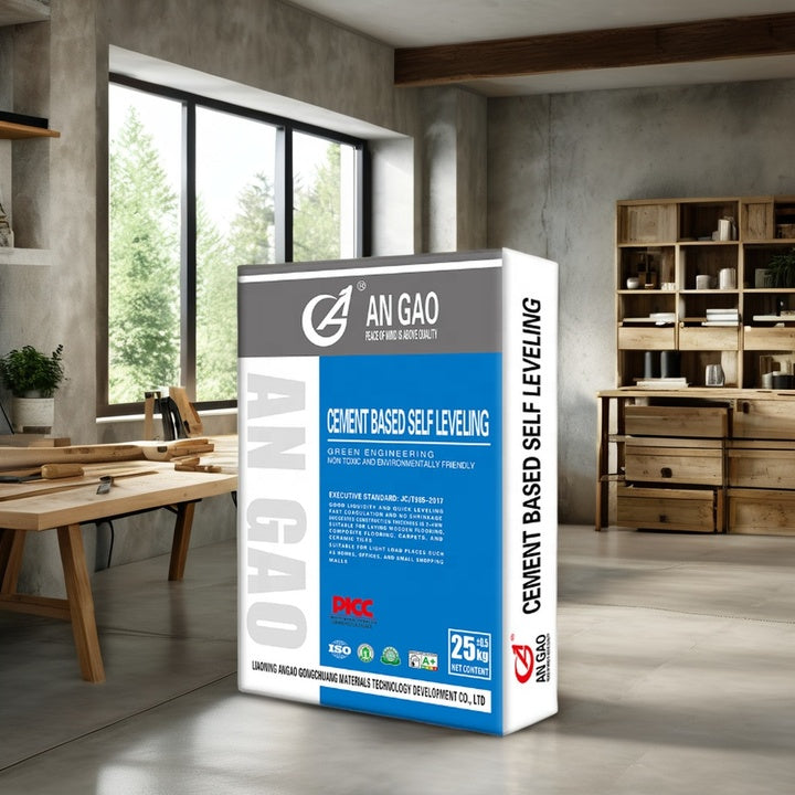 Angao AG-208 Self-Leveling Cement Rapid Hardening 25MPa Strength High Quality Construction Material for Indoor Use