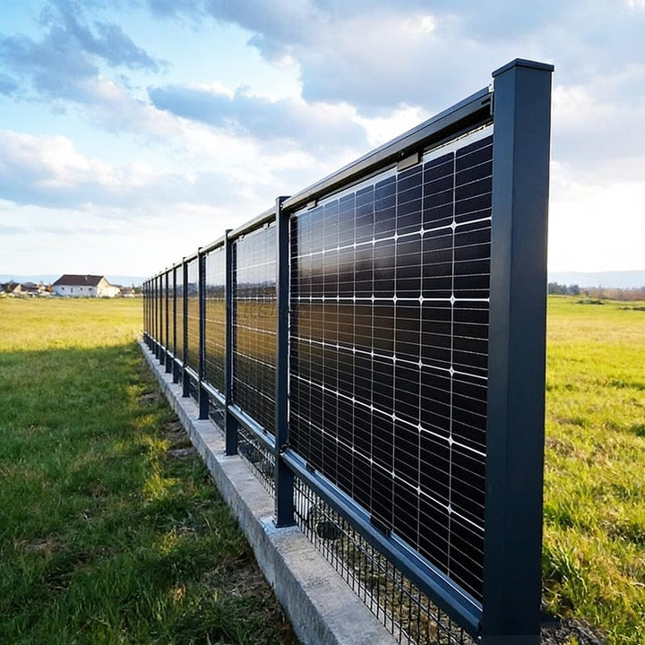 Corrosion Resistant Solar Fence Mounting System Vertical Bifacial Pv Fence Mounting System Wholesale Price