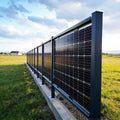 Corrosion Resistant Solar Fence Mounting System Vertical Bifacial Pv Fence Mounting System Wholesale Price